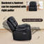 Fauteuil inclinable simple en cuir Ambridge Air-106891585