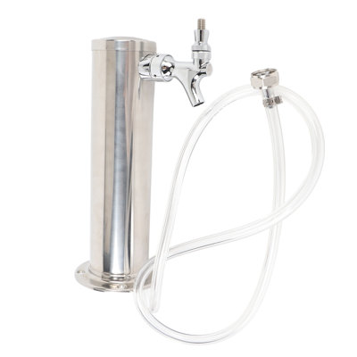 Tour de bière en acier inoxydable à robinet simple avec colonne de 3 pouces