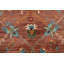 Tapis brun noué à la main de conception unique 8 pi 4 po x 11 pi 4 po