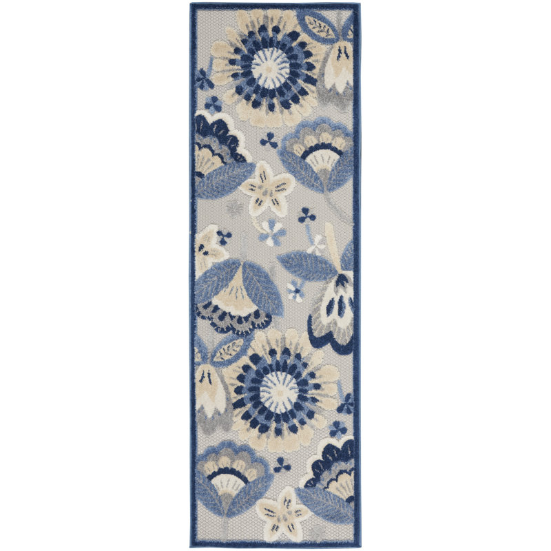 Tapis bleu Newton, Tapis de couloir 2 pi 3 po x 8 pi