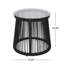 Table d'appoint en pierre de lune tissée-875157672