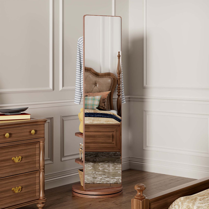 Miroir pleine grandeur, Noyer