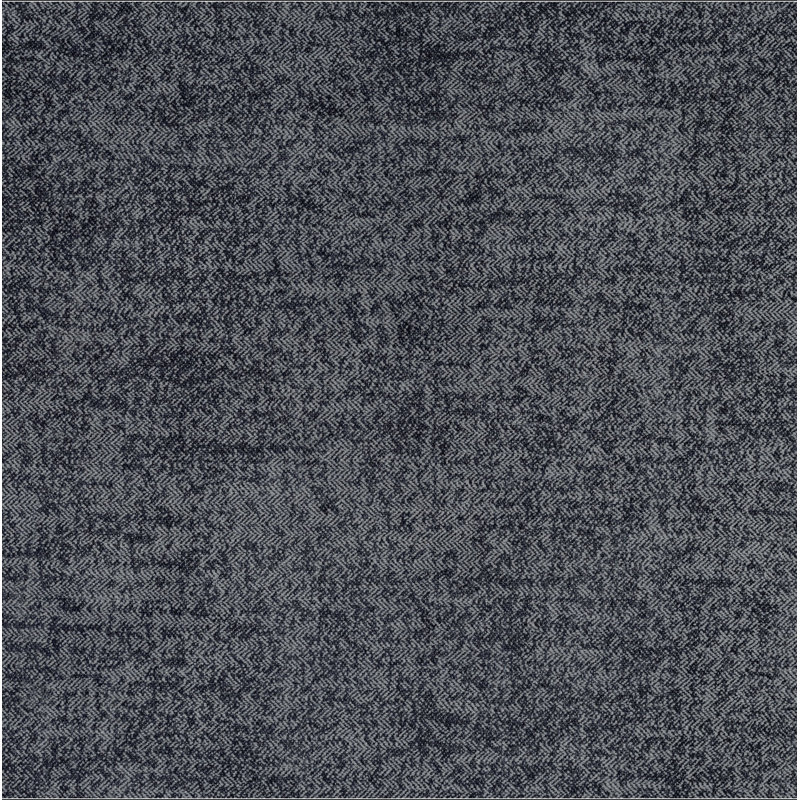 Causeuse de salon moderne en microfibre gris foncé avec revêtement de coussin confortable, pieds en métal noir, mobilier contemporain, 1 pièce