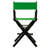 24" Folding Director Chair-19623352-19623340