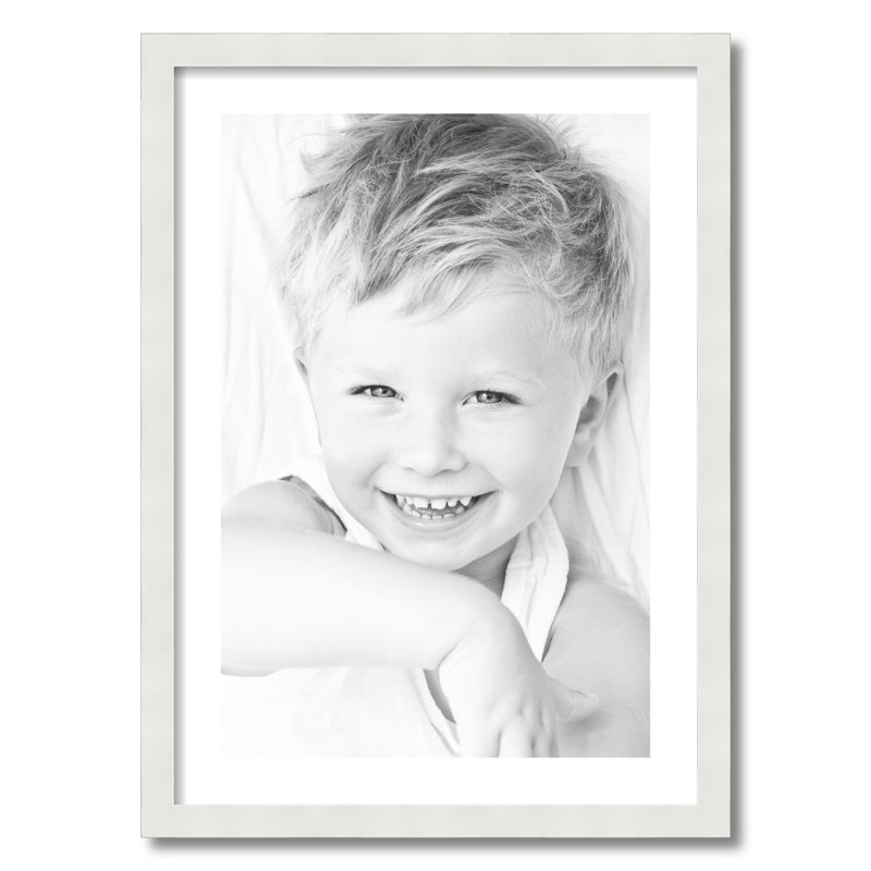 Cadre pour photo simple 16 po x 24 po en bois mat, Croustillant