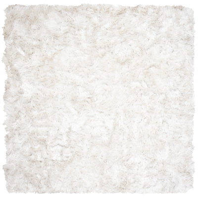 Morrell Hand Tufted Shag Solid Color Area Rug