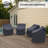 Carolina Wicker Outdoor Swivel Patio Chair Covers
