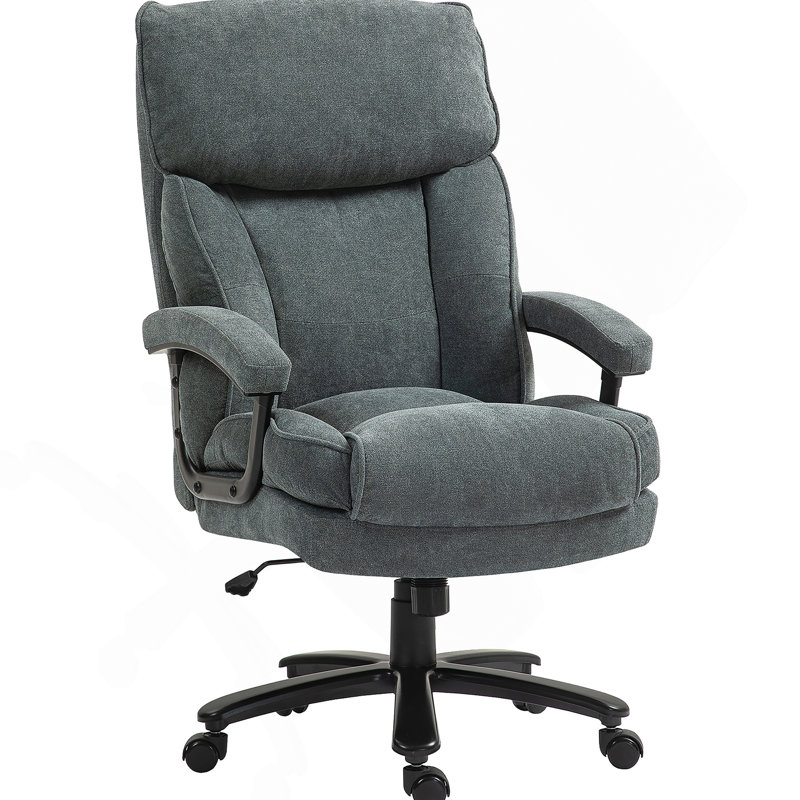 Big and Tall Office Chair, Up to 450 lbs. Heavy DuHigh Back Desk Chair with Swivel Wheels, Executive Computer Chair for Heavy People