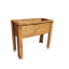 Bulkley Hand Made Rustic Wooden Medium Raised Garden Trough / Flower Bed Planter