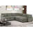 Dona Corduroy Upholstered Modular Sectional, 2 Ottomans, Pillowtop Arm-105785929