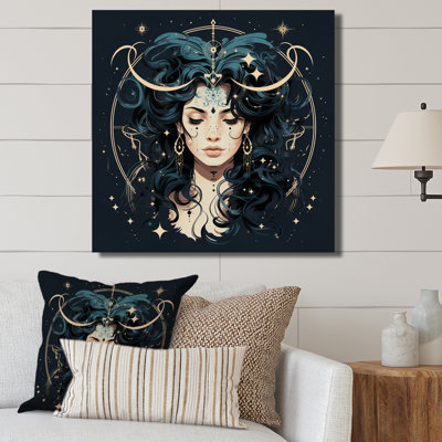 Astrologique Stargazer IV sur toile