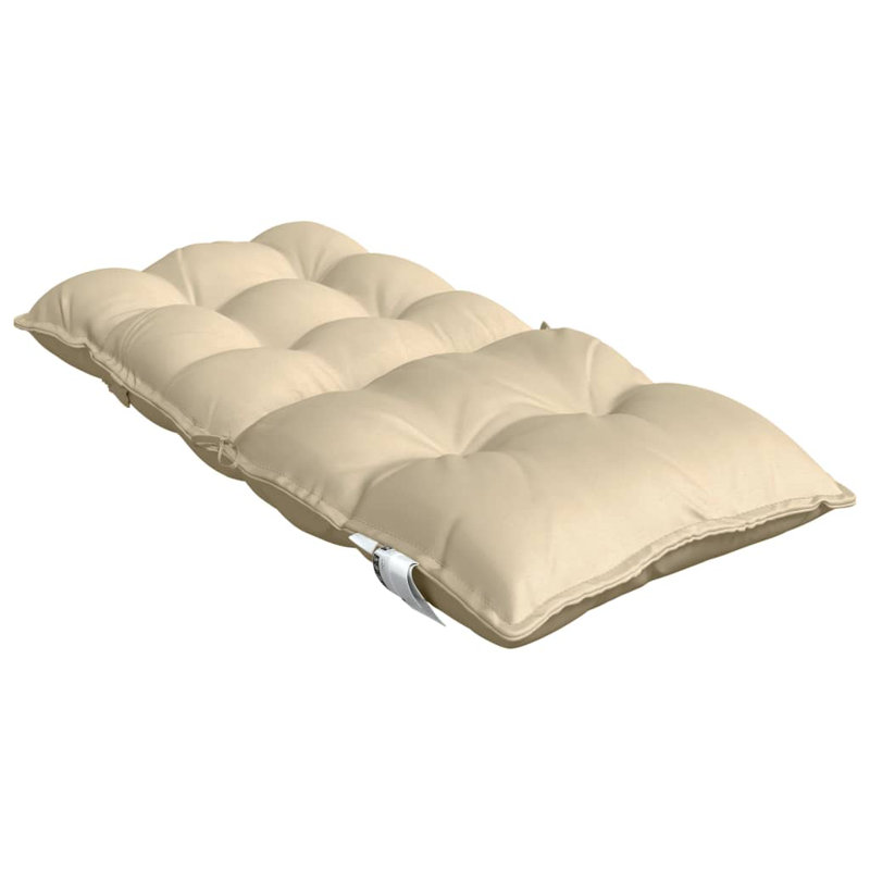 Ensemble de 2 coussins de chaise vidaXL, Beige, 2