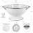 Prep & Savour Adame Steel Colander-658731307-618740902