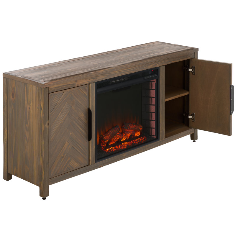 Jerah 2 Cabinet Reclaimed Fir Fireplace