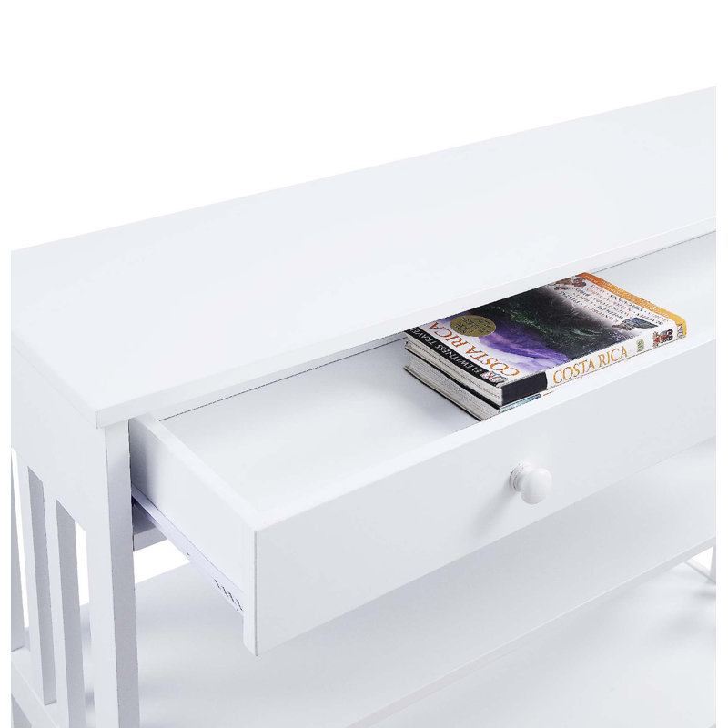 Minerva 39.5'' Console Table, White