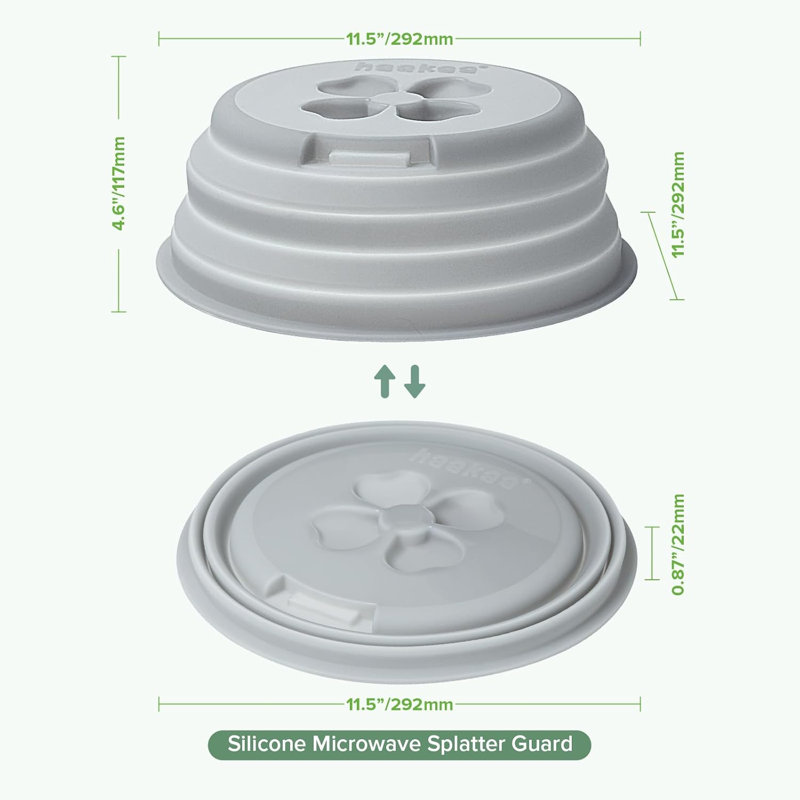 Housse pliable en silicone pour les micro-ondes pour les aliments