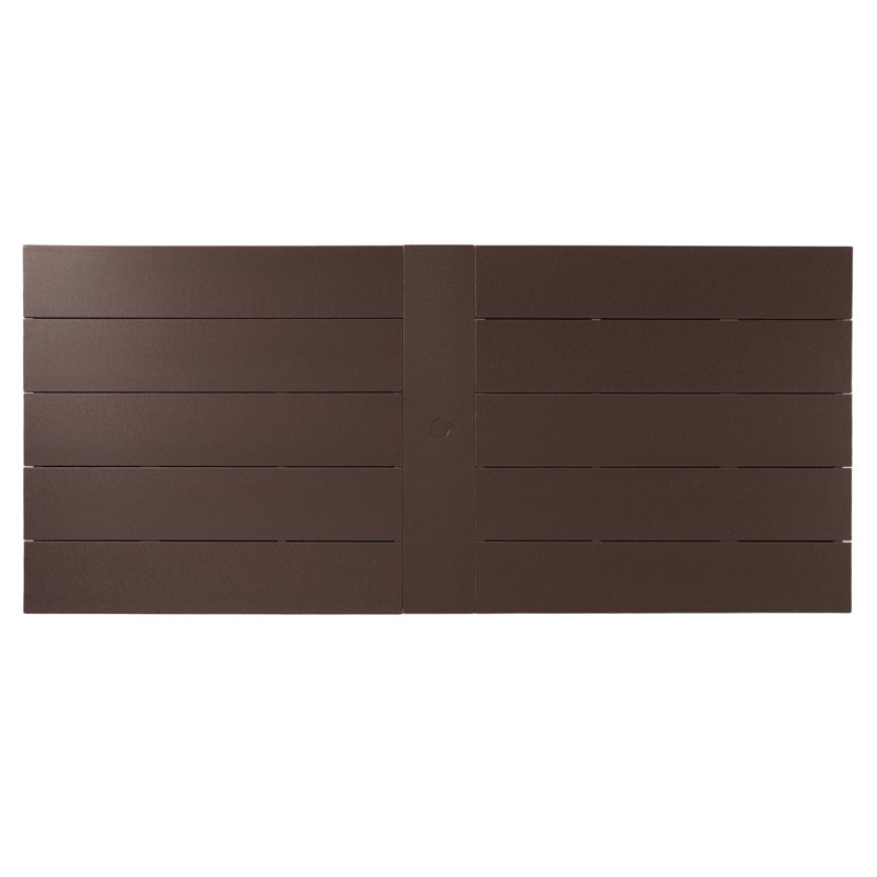 Ensemble repas d'extérieur 7 pièces 7 pièces, Marron foncé