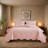 Floral Embossed Microfiber Quilted Bedspread Set-124308875-124308881