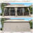 10' W x 20' D Fabric Gazebo: Spacious Portable Canopy for Outdoor Events, Patios, and Gardens-110602263
