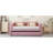 Twin Size Upholstered Daybed with Ergonomic Design Backrest and Trundle-1136942628