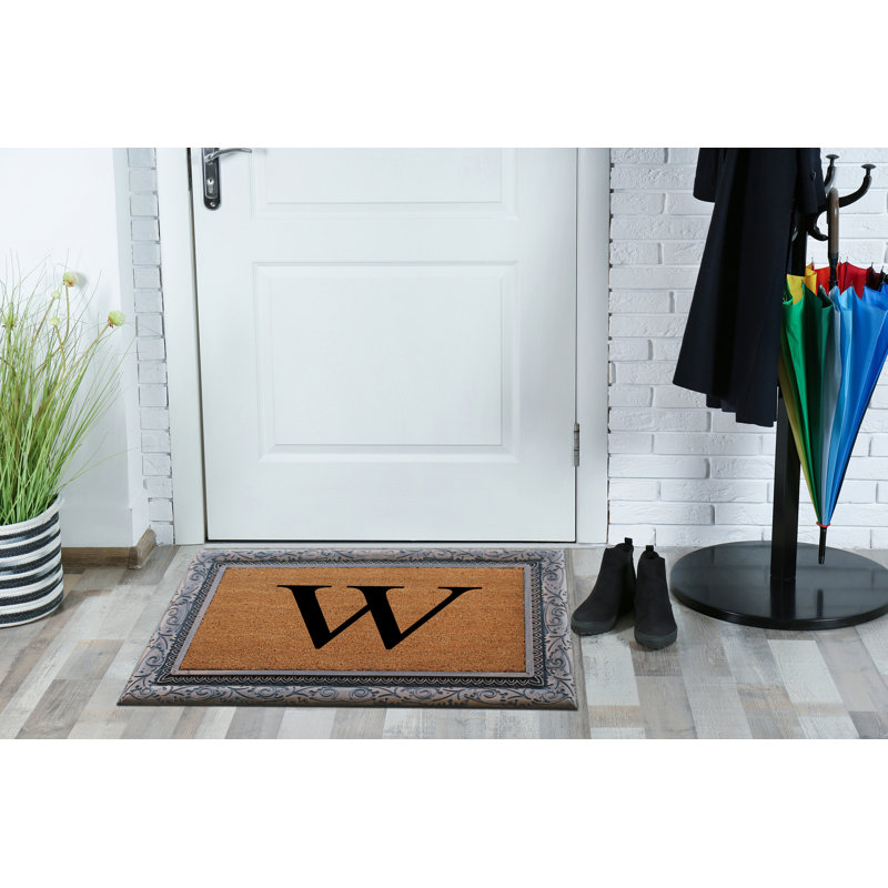Tapis d’extérieur antidérapant anti-dérapant 36" x 24" en caoutchouc et coco Mazama, W