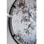 Miroir rond de conception industrielle avec cadre en métal pour le mur et le vestibule