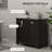 HOMCOM Dual Tilt Out Laundry Hamper Cabinet