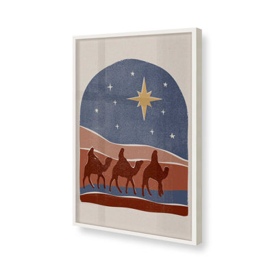 Star of Bethlehem Nativity Scene II Print