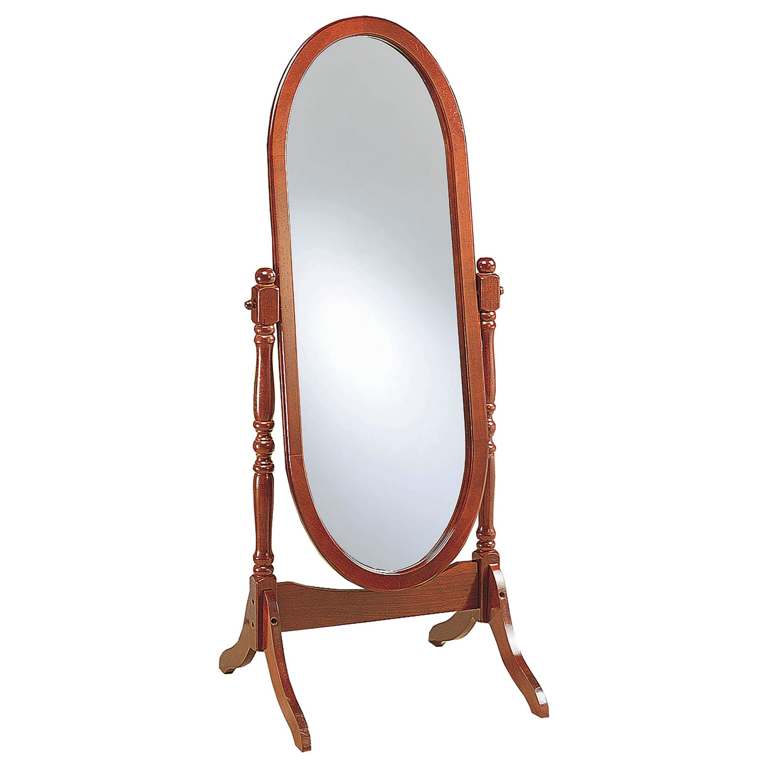Traditional Queen Anna Style Wood Floor Cheval Mirror Finish - 59"H x 23"W x 20"D