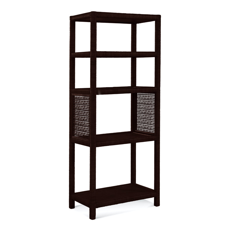 Pine Isle Etagere Bookcase, Java
