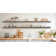 Emerald Lee 2 Piece Oak Floating Shelf