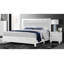 Lit moderne blanc avec lumières DEL intégrées-2128748047