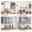 Armoire murale de 48 po de largeur pour buanderie et cuisine