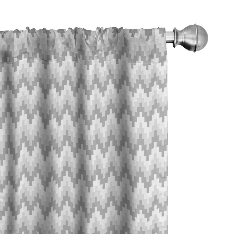Rideaux à 4 panneaux East Grey, L 56 po x L 63 po