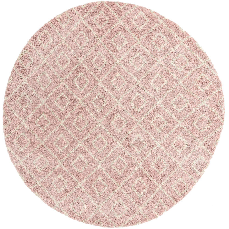 Annehild Geometric Indoor Rug, Round 10'