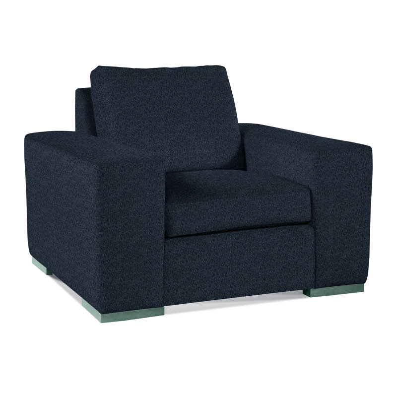 Memphis Armchair, Navy Crypton Performance; 0822-61, Java