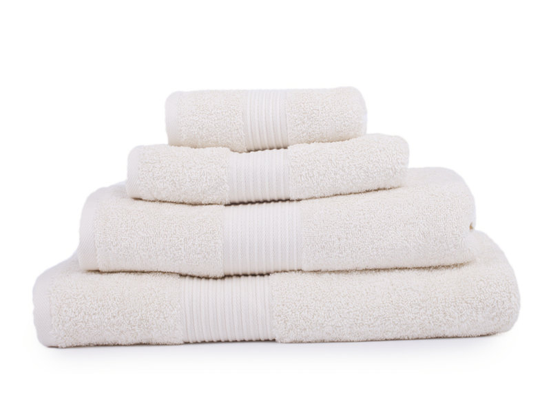 Bliss Pima Bath Towel Cobalt, Cream