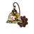 8" Wide Begonia Wall Sconce