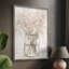 Reproduction encadrée FLORAL Series DLV III - bois massif-1364656209