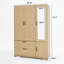 Armoire-penderie moderne avec miroir Sleek & Chic
