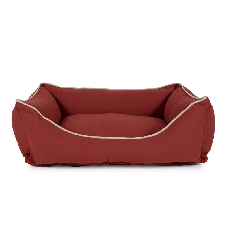 Classic Canvas Bolster, Medium (36" W x 27" D x 10" H), Red