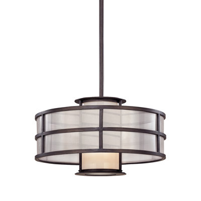 Discus - Light Graphite Unique/Statement Pendant