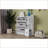 Shoe Cabinet with Pull-Down Seat, 3 Flip Drawers &amp; Adjustable Shelves – Snow White | Entryway | Particle Board