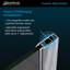 Unidoor 45" W x 72" H Hinged Frameless Shower Door-12334170