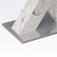 Table de salle à manger extensible, pied de table en X avec base en métal (-111030478-107142231