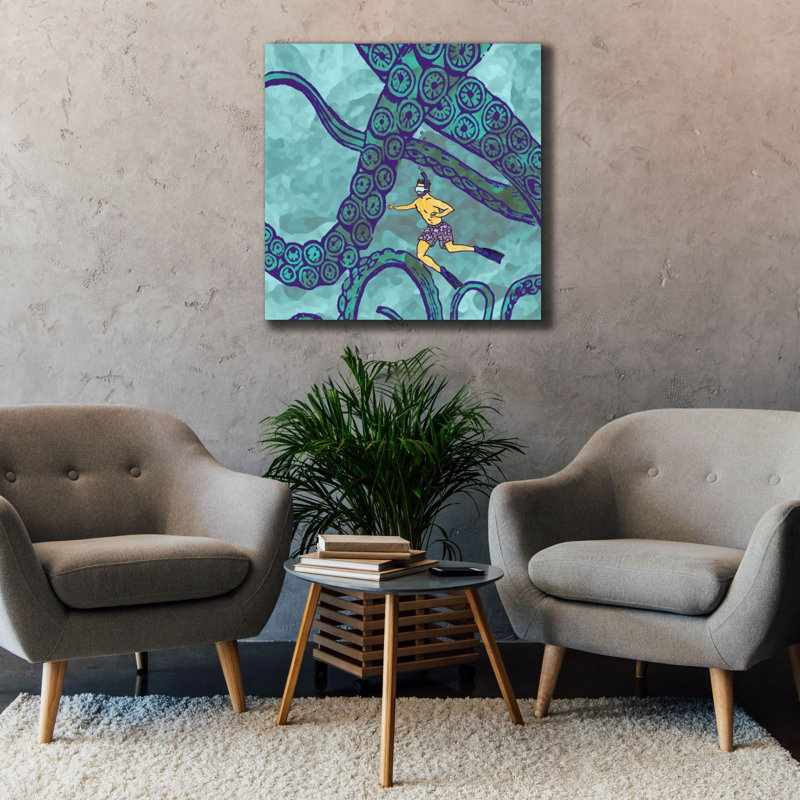 «Misadenture 3» par Alicia Ludwig, art mural sur toile, H 37 po x l 37 po x P 1,5 po