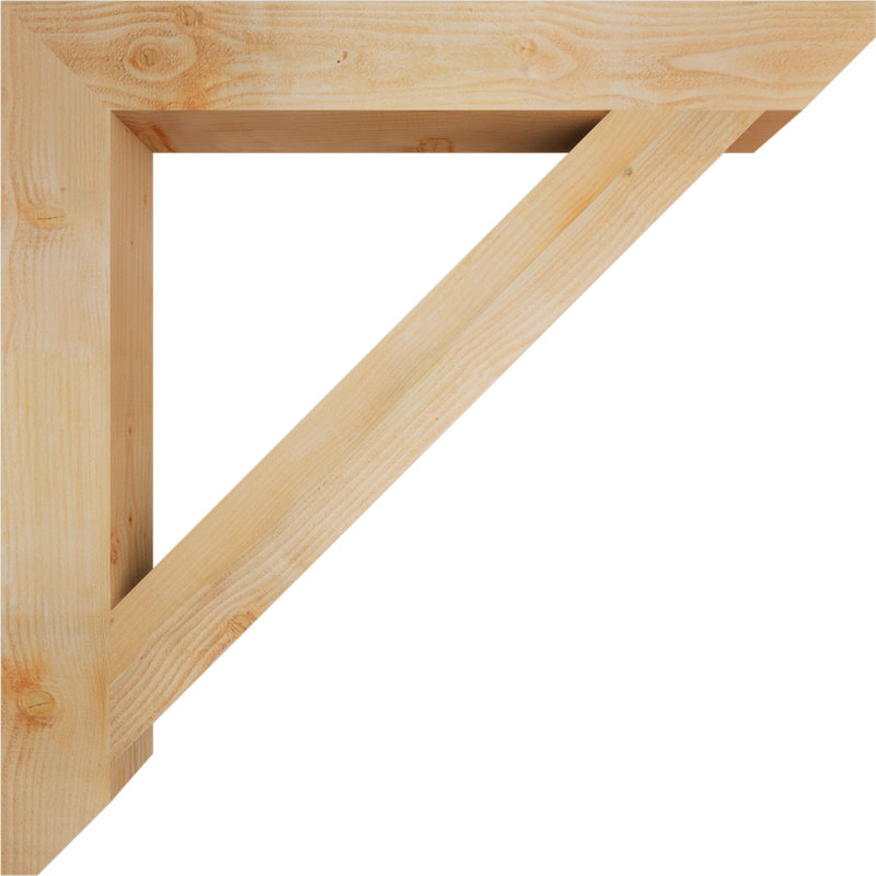 Support de scie brute à lattes rugueuses, l 6 po x P 48 po x H 48 po, Douglas, Sapin de Douglas, H 48 po x l 6 po x P 48 po