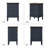 3-Drawer Nightstand Side Table Quick 5-Minute Assembly-1957250903