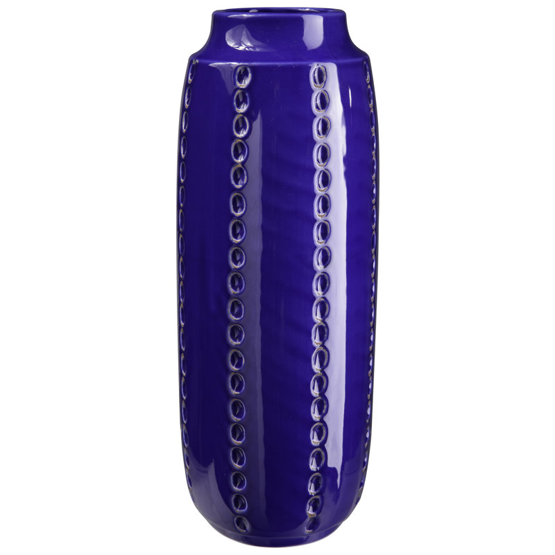 Jandreau Ceramic / Porcelain Table Vase, 13" H x 5" W x 5" D