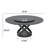 Suzzie Modern Round Turnable Dining Table for 4-6 with Sintered Stone Tabletop, Carbon Steel Base-103232737-103232738